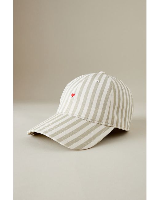 By Anthropologie Striped Baseball Cap