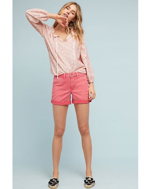 Anthropologie Relaxed Chino Shorts Size