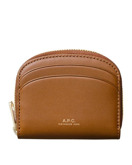 A.P.C. A. P.C. Demi-Lune Mini compact wallet