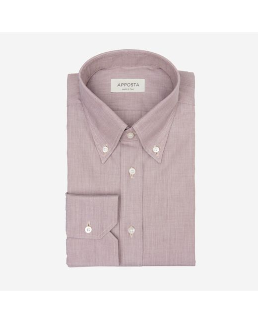 Apposta Shirt solid 100 pure cotton fil-224-fil collar style button-down