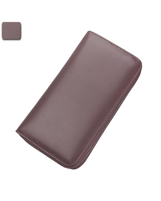 ArmadaDeals Large Capacity Leather RFID Zip Credit Card Wallet