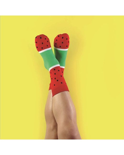 ArmadaDeals Watermelon Pineapple Chocolate Strawberry Pattern Long Casual Couple Socks