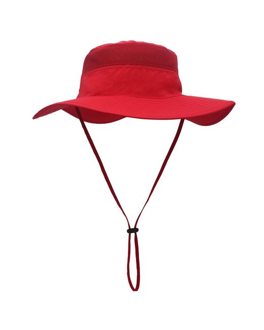 ArmadaDeals Outdoor Sunscreen Wide Brim Fisherman Hat with Wind Lanyard