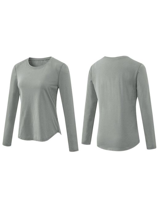 ArmadaDeals Yoga Sports Long Sleeve Loose Quick-drying Shirts XL