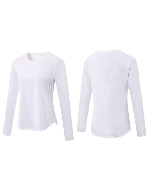 ArmadaDeals Yoga Sports Long Sleeve Loose Quick-drying Shirts S
