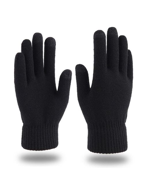 ArmadaDeals 3 Pairs Winter Warm Outdoor Windproof Touch Screen Knitted Gloves