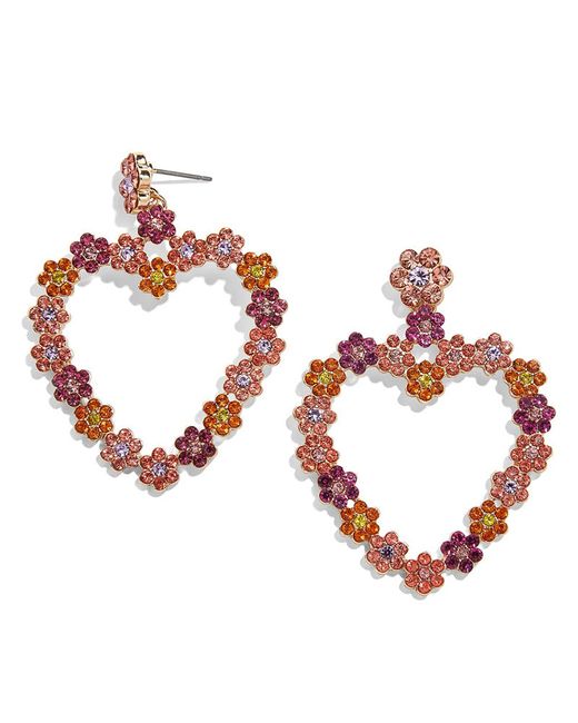 ArmadaDeals Fashion Love Flower Rhinestone Colorful Crystal Earrings