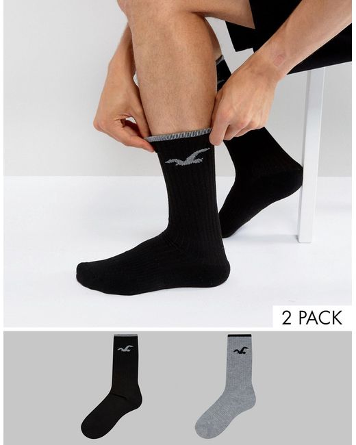 Hollister 2 Pack Socks in