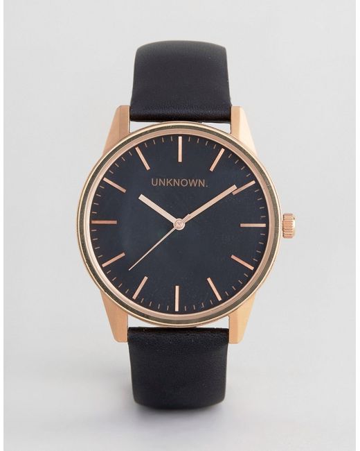 unknown Classic Leather Watch In Rose