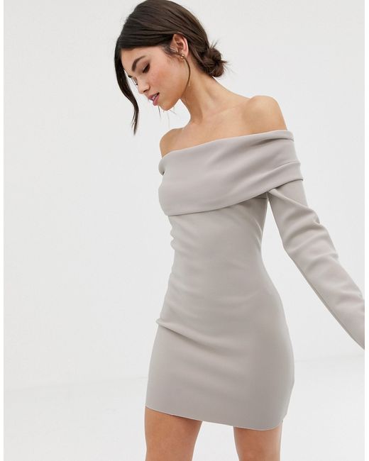 Bec & Bridge Off Shoulder Mini Dress