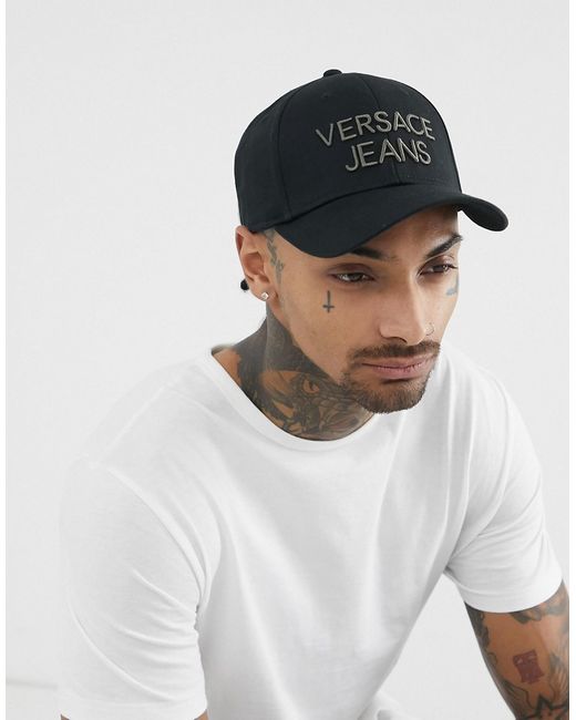 Versace Jeans baseball cap with logo embroidery