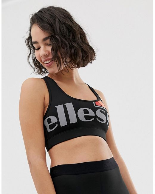 Ellesse sports bra with large logo