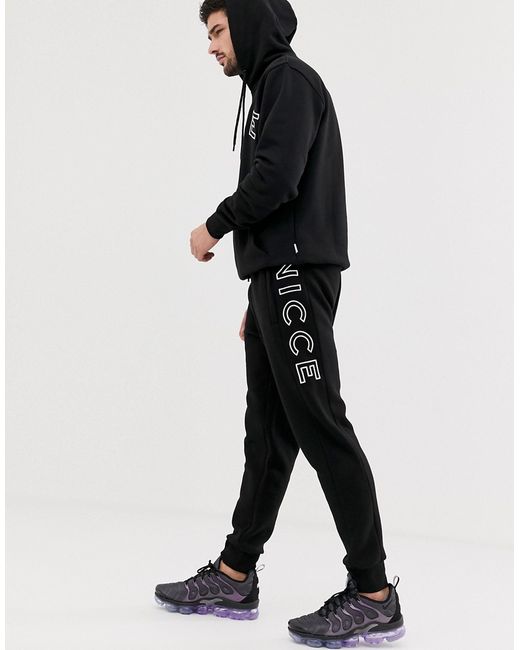 Nicce sweatpants with large logo in