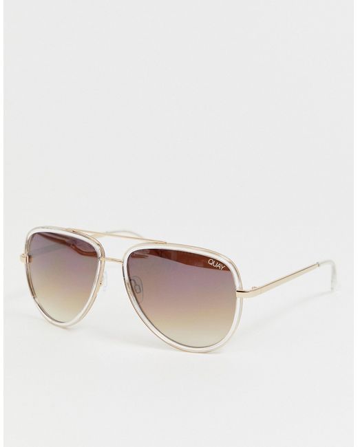 Quay Australia x J Lo all in aviator sunglasses