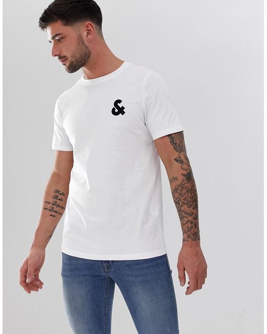 Jack & Jones Essentials crew neck t-shirt with chest logo