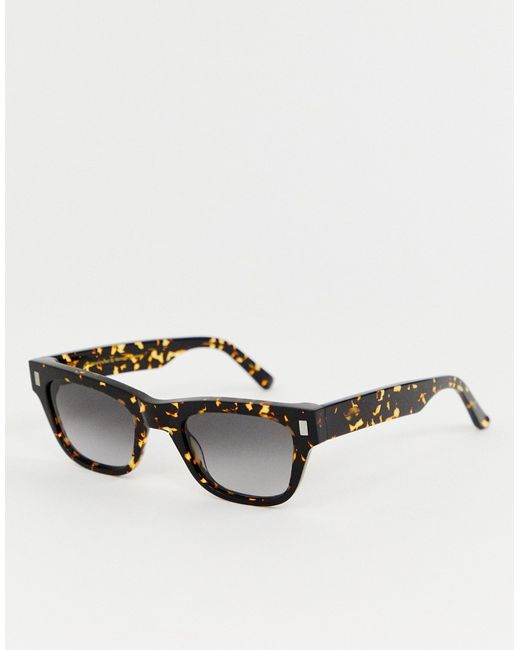 Monokel Eyewear Aki square sunglasses in tort