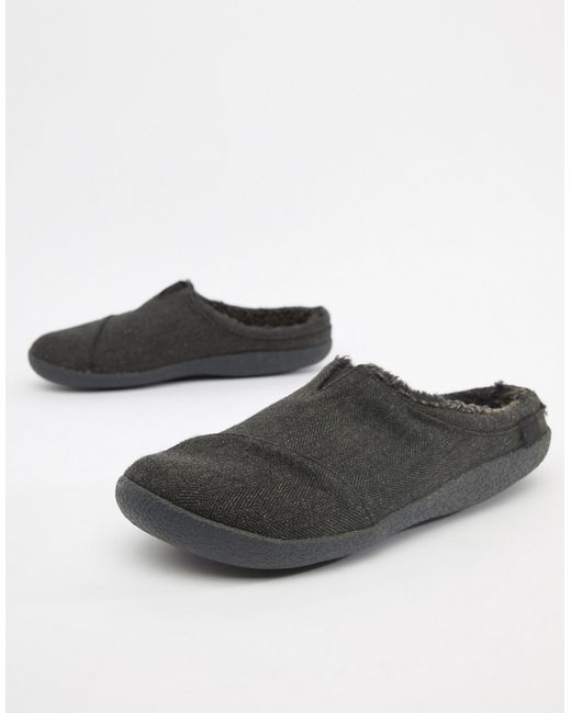 Toms Berkeley herringbone slippers in wool