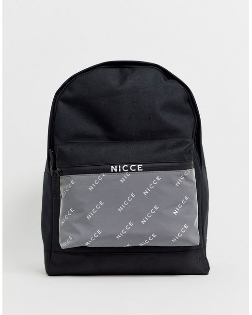 Nicce backpack and pencil case in reflective logo