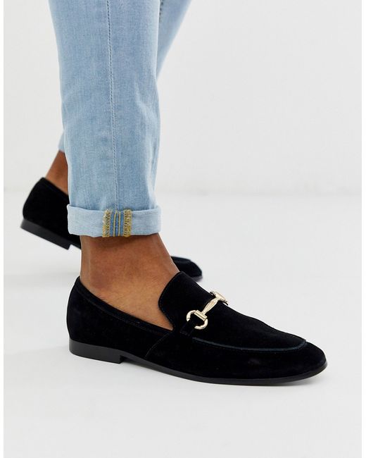 Office lemming bar loafers in suede
