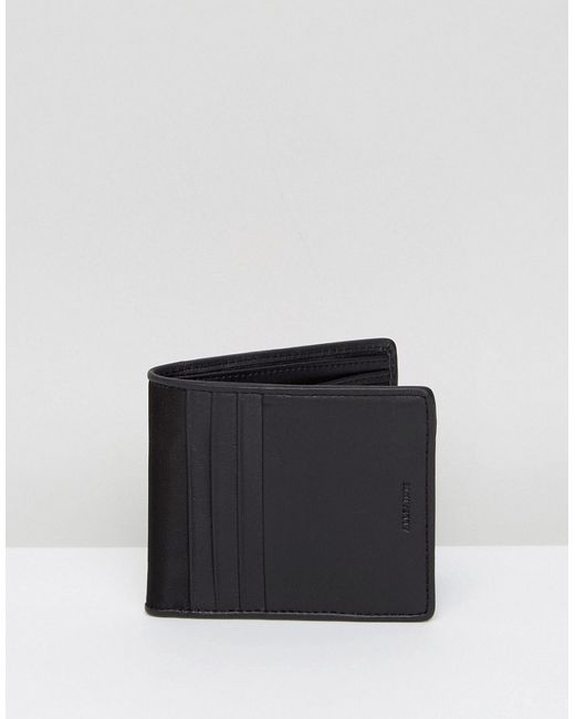 AllSaints Leather Card and Note Holder Wallet