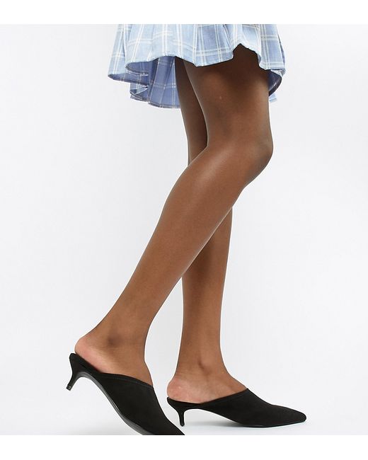 New Look Stretch Pointed Mule