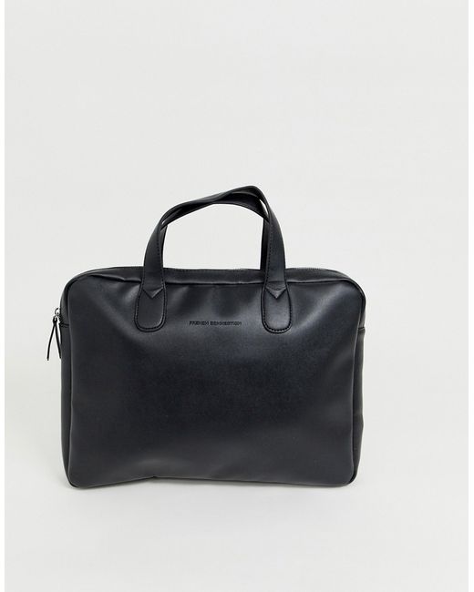 French Connection PU laptop bag