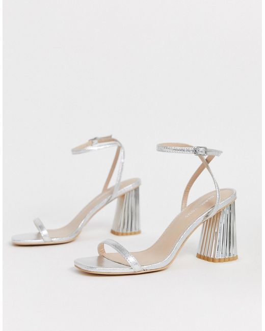 Glamorous heeled sandals with statement heel