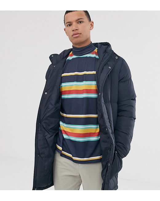 French Connection Tall longline padded hooded parka