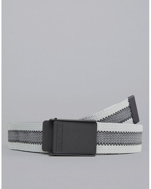Calvin Klein Golf reversible belt with webbing in c9320