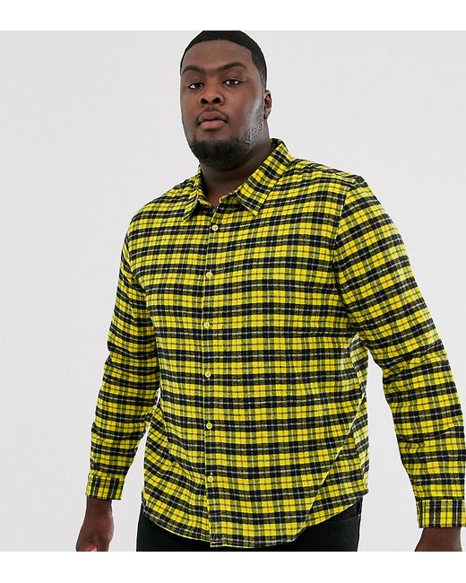 Another Influence regular fit flannel check shirt