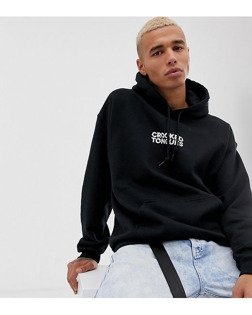 Crooked Tongues hoodie with logo print in