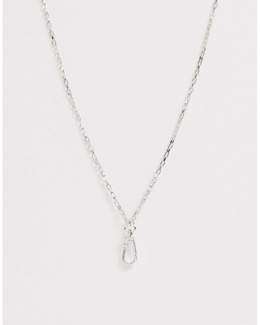 Icon Brand neck chain with carabiner pendant in