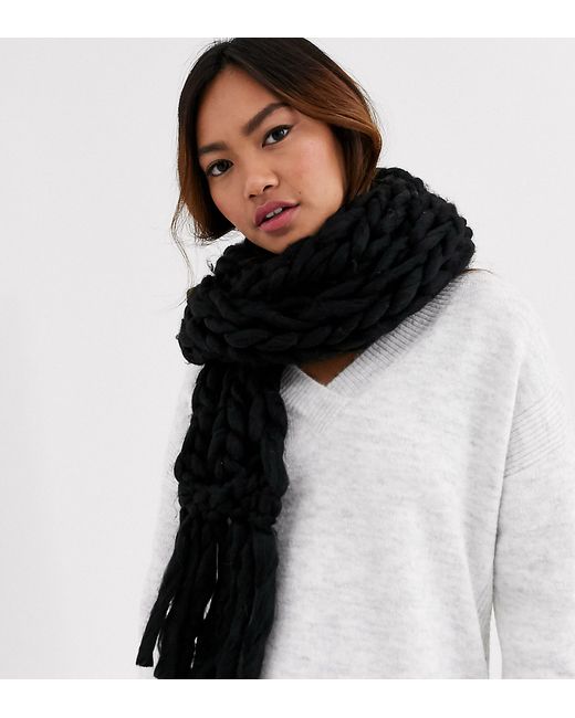 My Accessories London Exclusive super chunky knit scarf