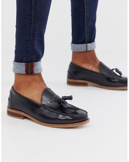 Office liho penny loafers in high shine