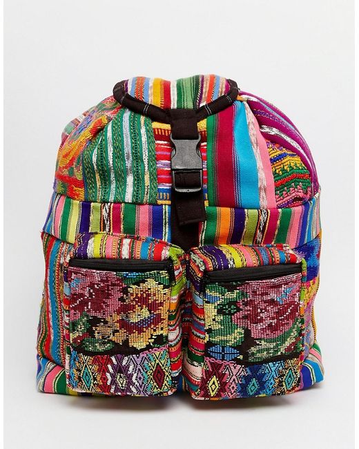 Hiptipico Small Backpack With Embroidery