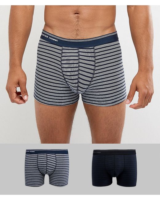 Selected Homme 2 Pack Trunk In Stripe