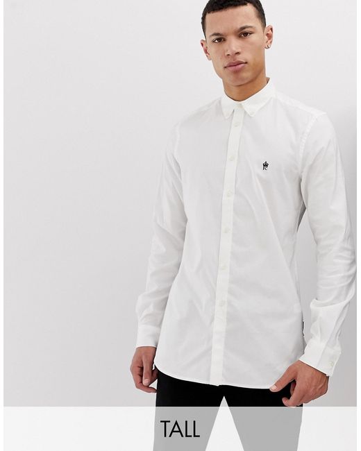 French Connection Tall long sleeve oxford shirt-
