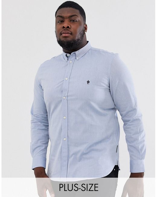 French Connection Plus long sleeve oxford shirt-