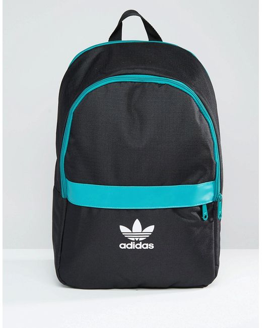 Adidas Essential Backpack In Black Green