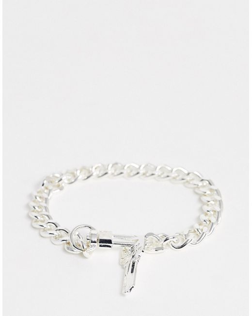 Chained & Able chain bracelet with key charm in