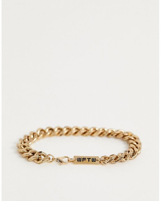 Wftw chunky chain bracelet in