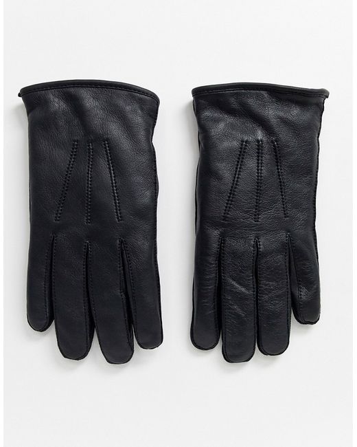 Bolongaro Trevor leather gloves with shearling lining-