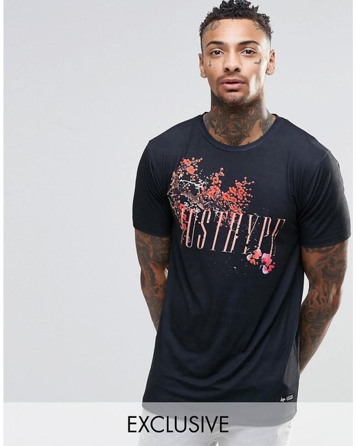 Hype T-Shirt With Floral Logo Print