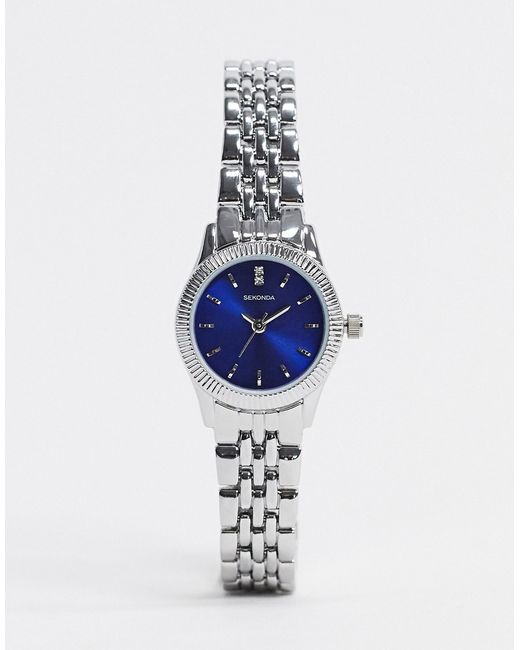 Sekonda bracelet watch in with blue dial
