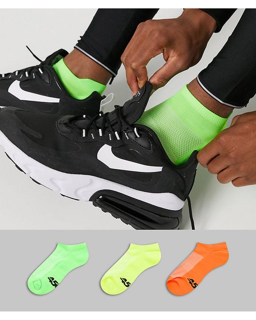 Asos 4505 sneaker socks with anti bacterial finish 3 pack-