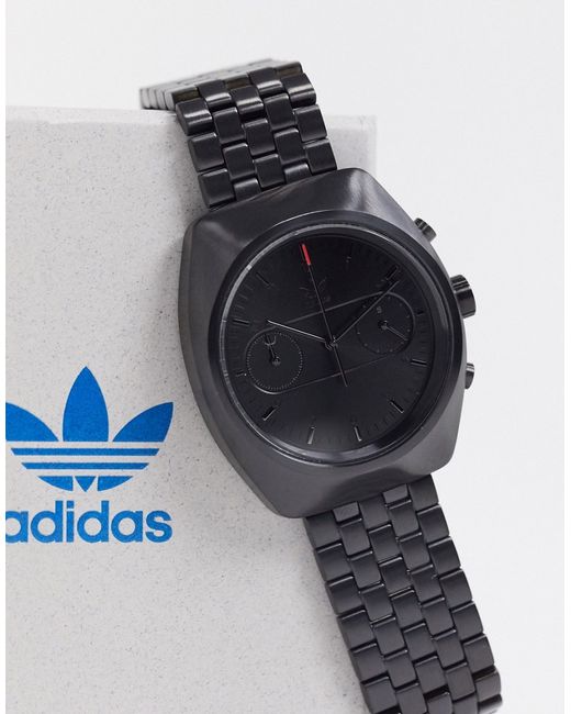 Adidas Originals adidas Process chrono M3 bracelet watch in