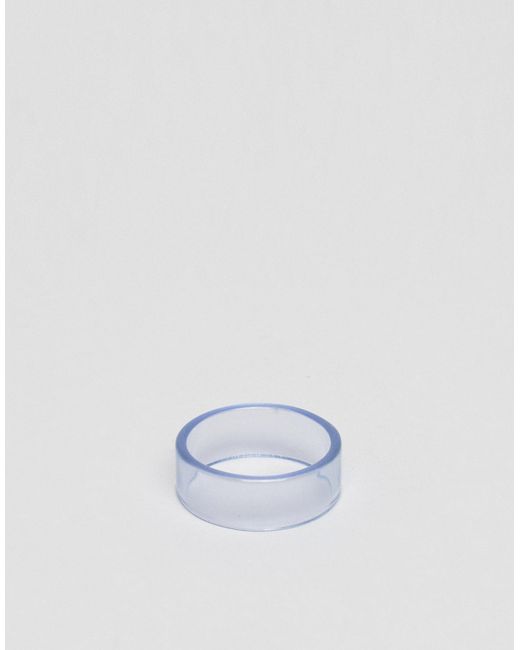 Asos Ring In Clear Finish