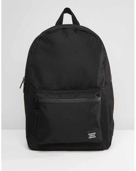 Herschel Supply Co. Settlement Backpack With Perforated Detail In Black 23L
