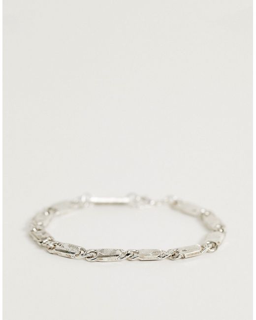 Wftw rectangle link chain bracelet in