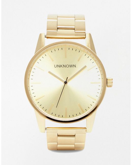 unknown Gold Stainless Steel Watch